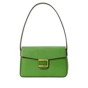 Kate Spade New York Katy Medium Textured Shoulder Bag KS Green K8971 NWT